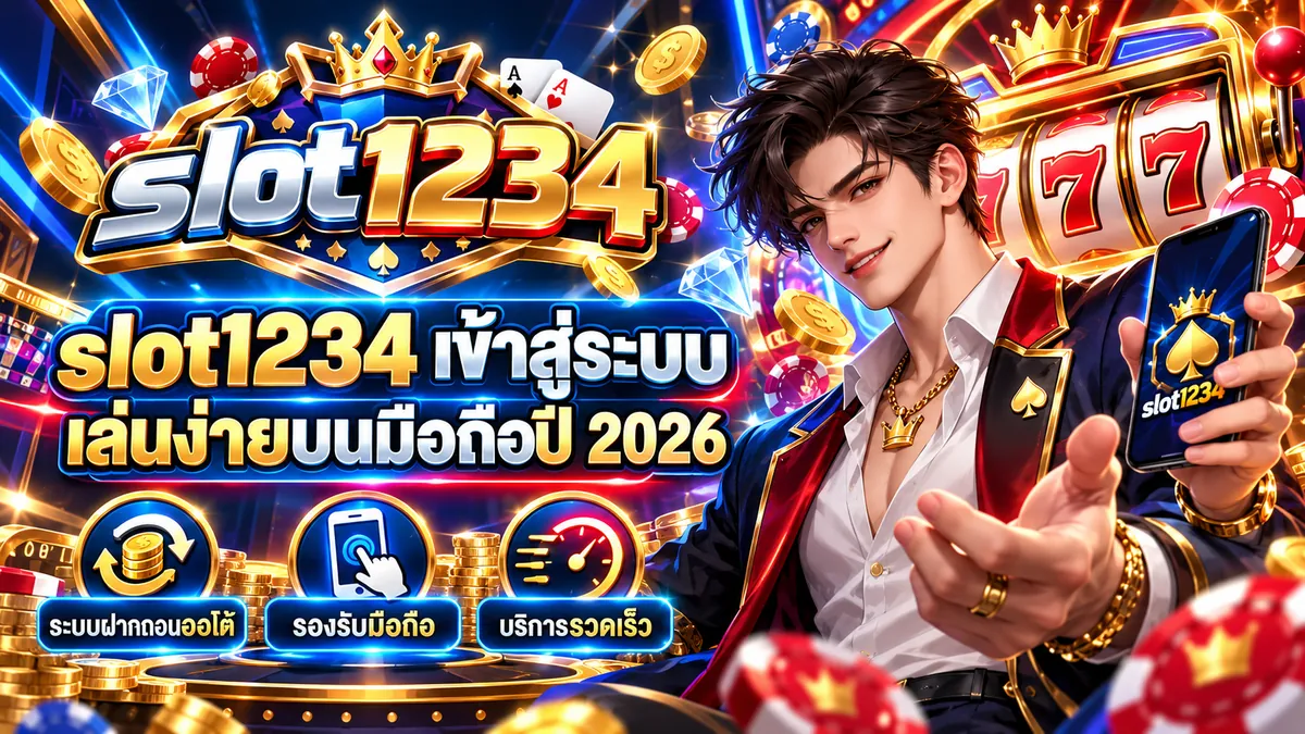 slot1234 เข้าสู่ระบบ เล่นง่ายบนมือถือปี 2026
